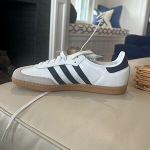 Men’s Adidas Sambas White/Indigo